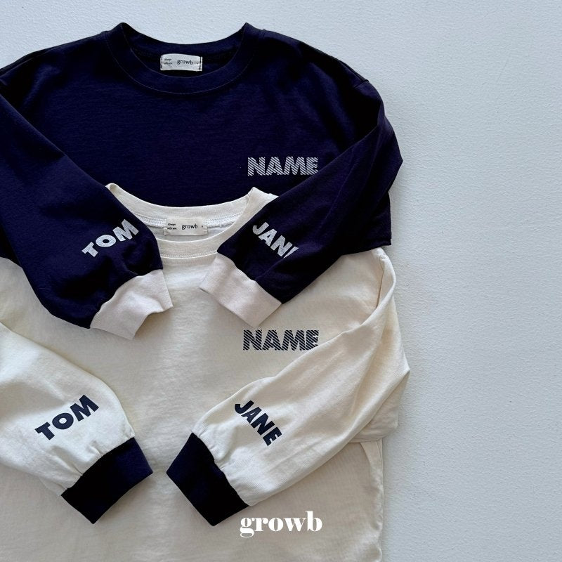 《即納》Simple Name Tee