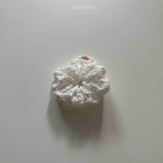 《予約》Check Hair Scrunchie / andbutter