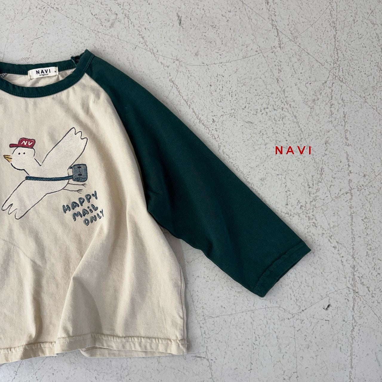 《予約》Post Raglan Tee / navi.