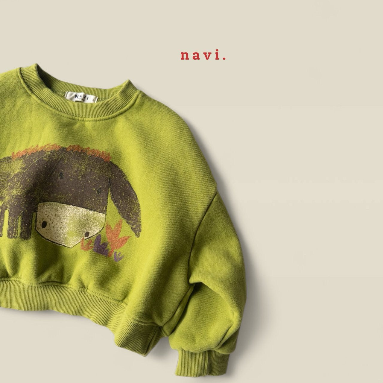 《予約》Cow Crop Man to Man / NAVI.