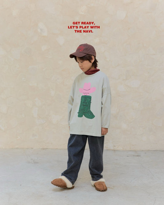 《予約》Boots Long Tee / NAVI.