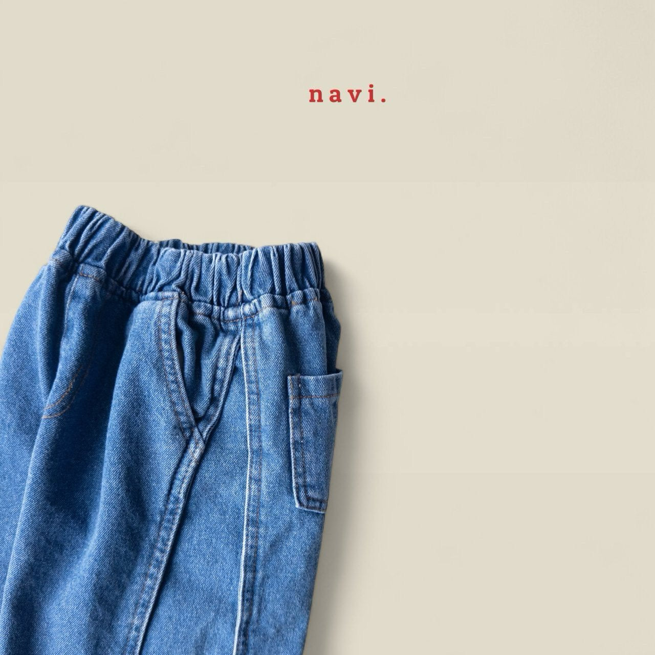 《予約》Joy Denim Pants / NAVI.