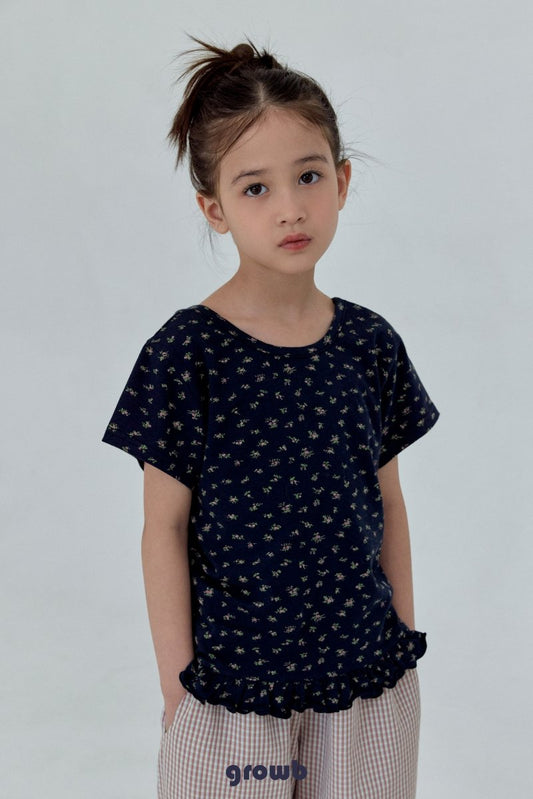 《予約》Floral Tee / GROWB