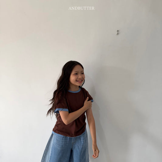 《予約》Color Match T-Shirt / andbutter