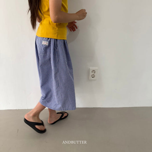 《予約》Check Bermuda Pants / andbutter