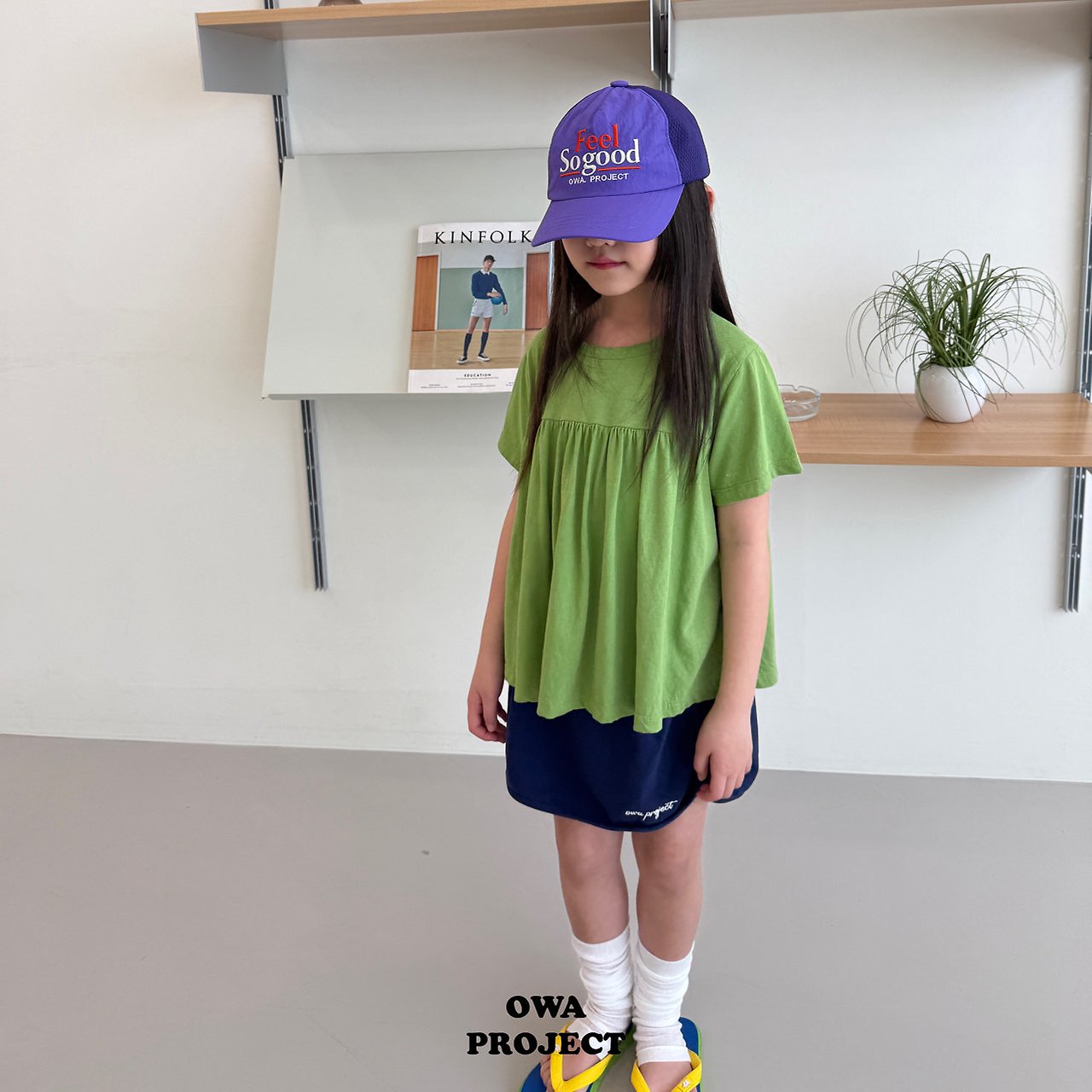 《予約》Shirred Tee / OWA PROJECT