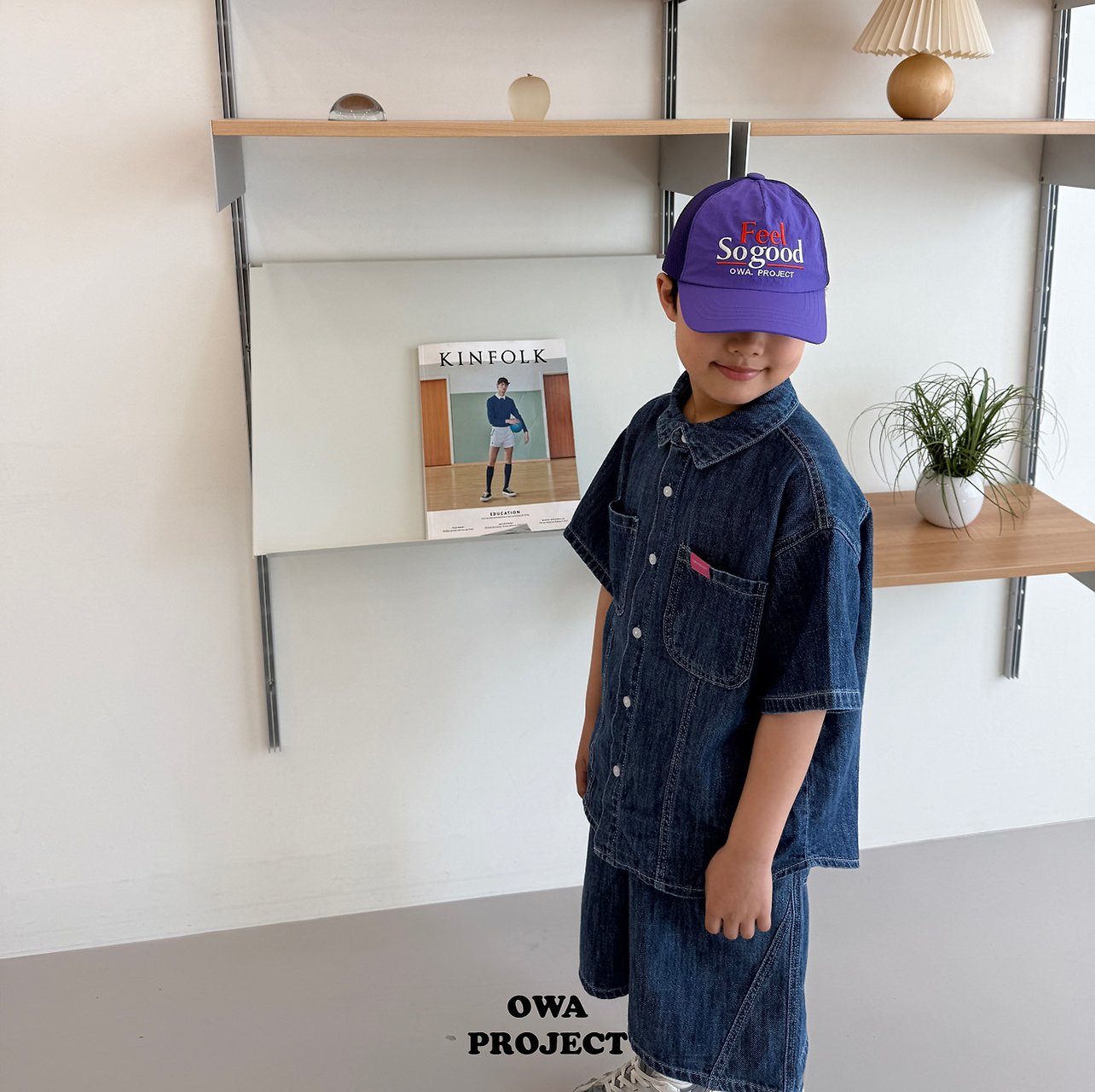 《予約》Linen Cut Denim Shirt / OWA PROJECT