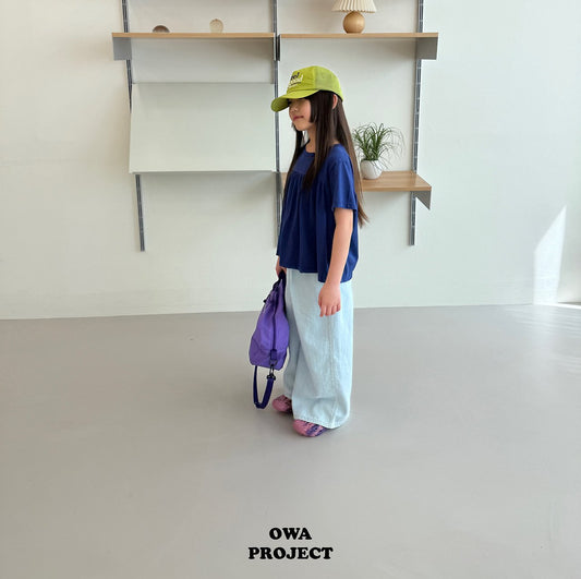 《予約》Whole Linen Denim Pants / OWA PROJECT