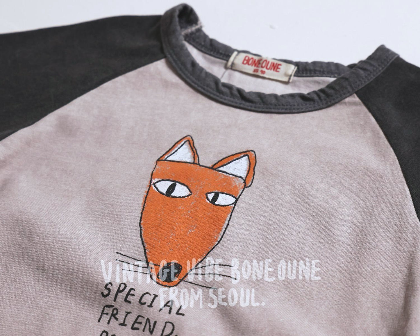 《予約》Fox Raglan Tee / Boneoune