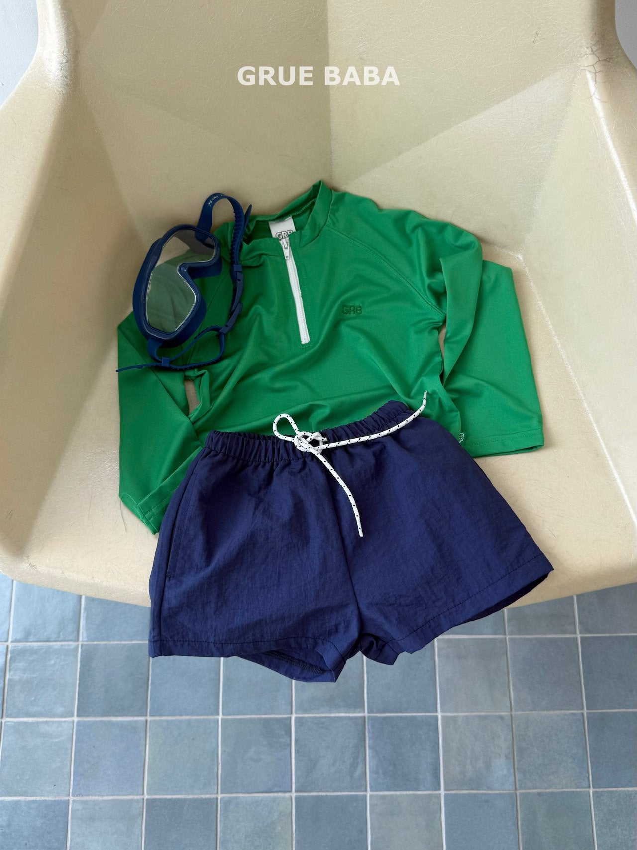 《予約》Beach Rash Guard / GRUE BABA