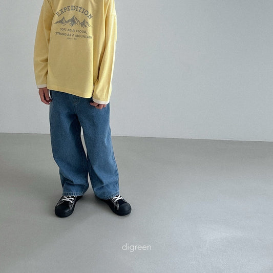 《即納》Slash Denim Pants