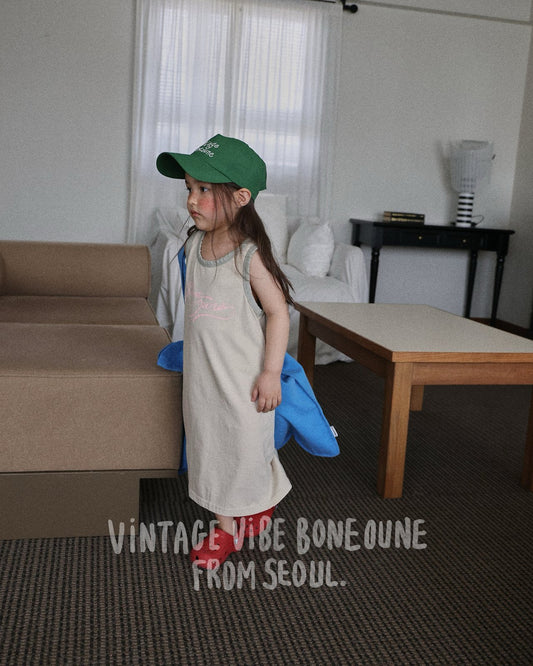 《予約》Loop Sleeveless Dress / Boneoune