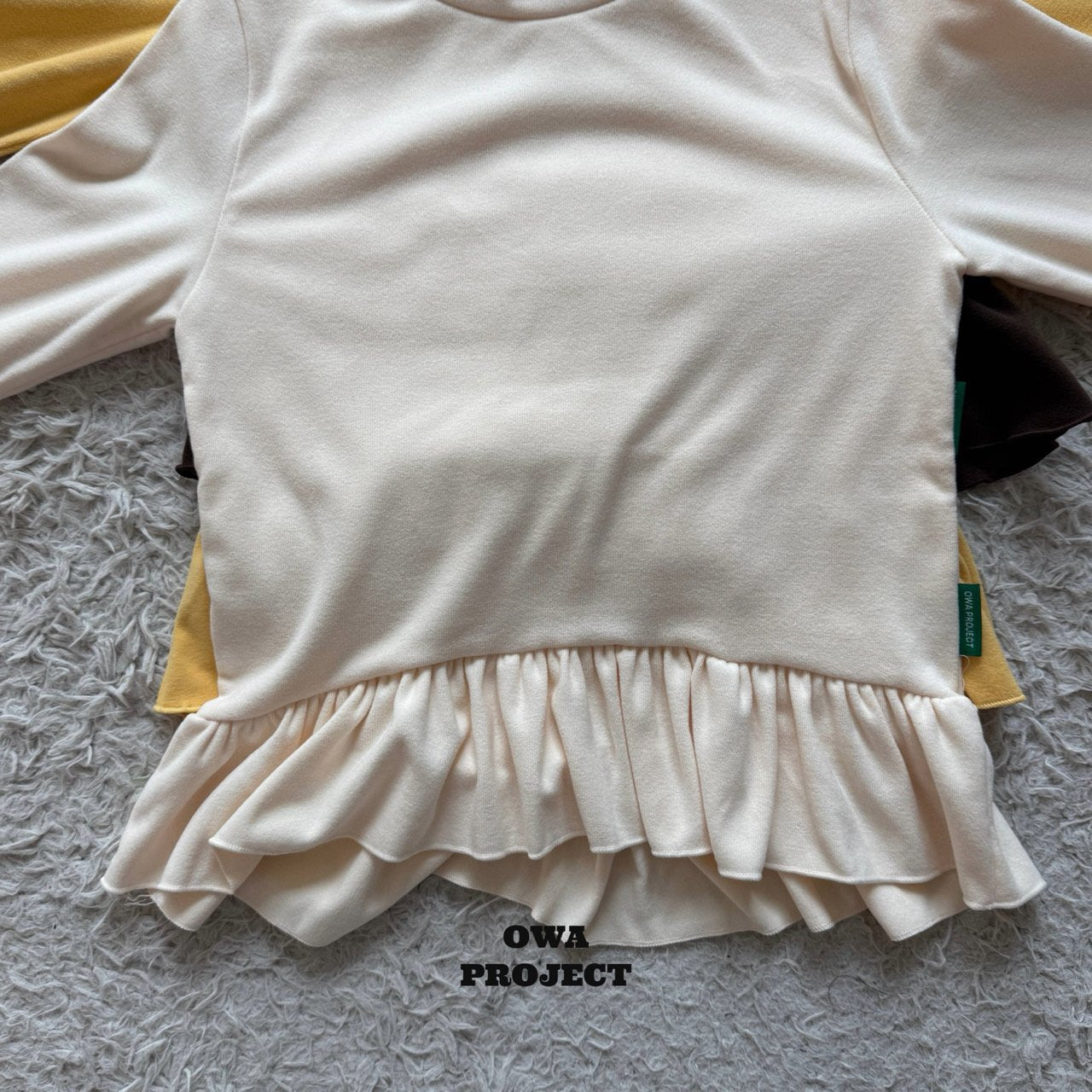 《予約》Frill Polar Tee/ OWA PROJECT