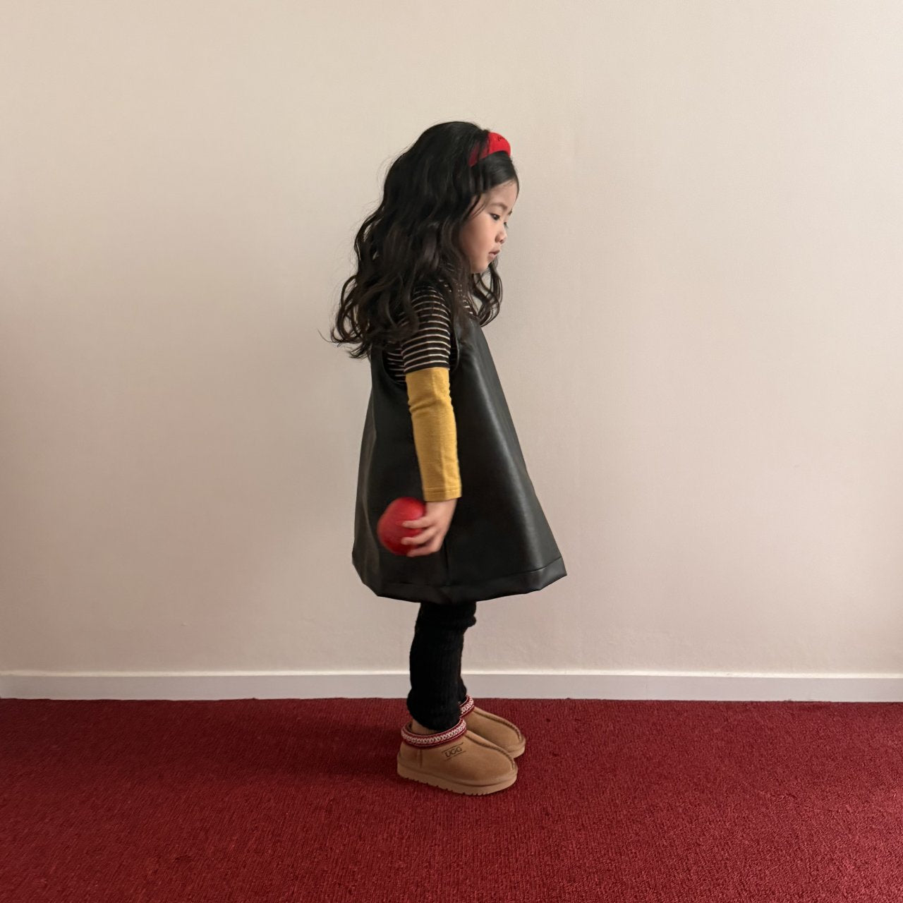 《予約》Simple Leather One-piece / MINIMAL