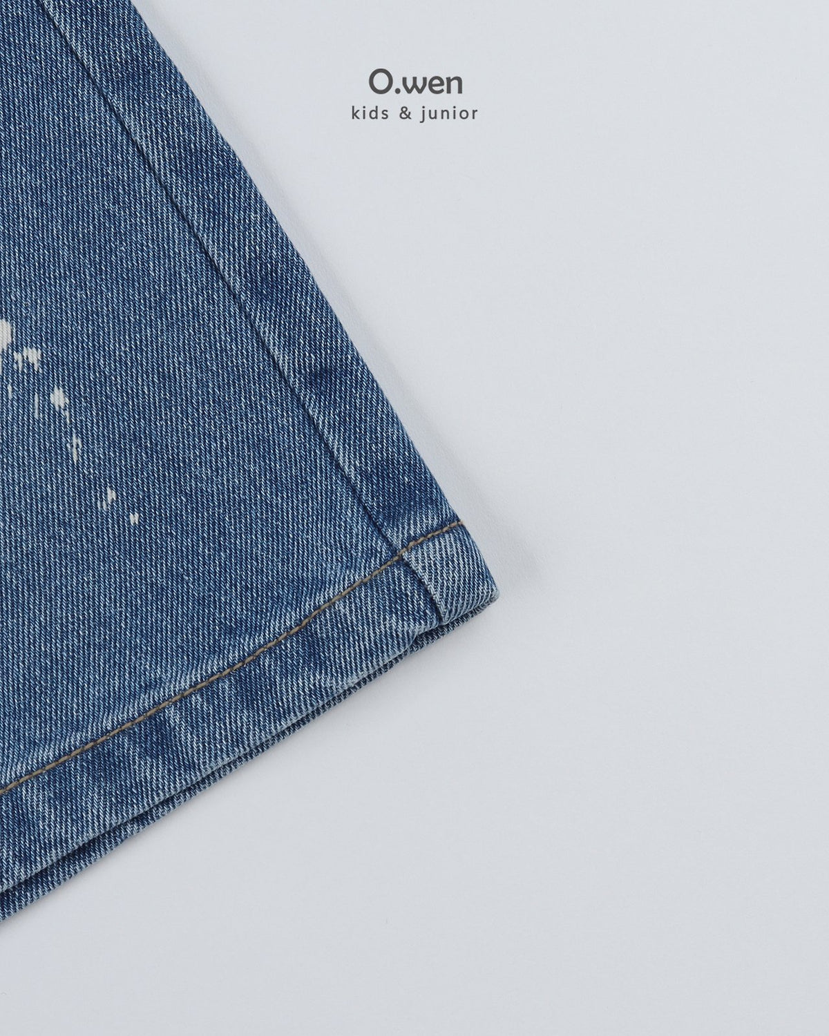 《予約》Painting Bermuda Denim Pants / O.wen