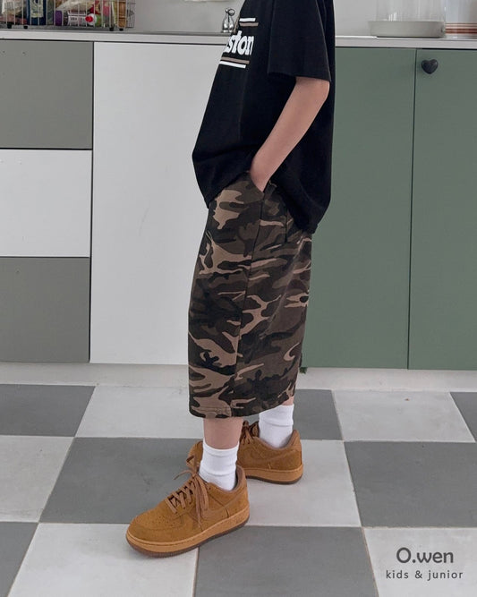 《予約》Camo Bermuda Pants / O.wen
