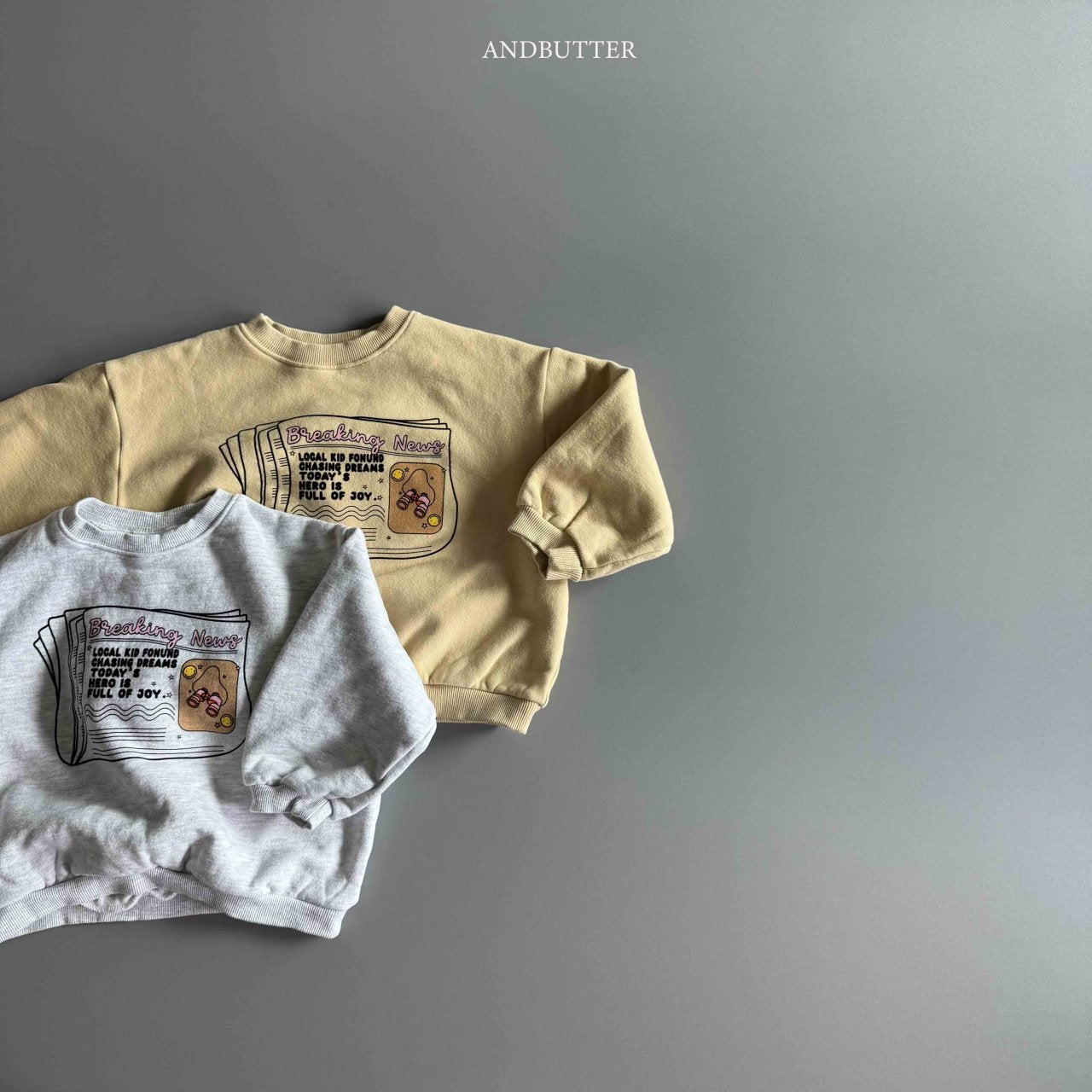 《予約》Paper Day Man to Man / andbutter