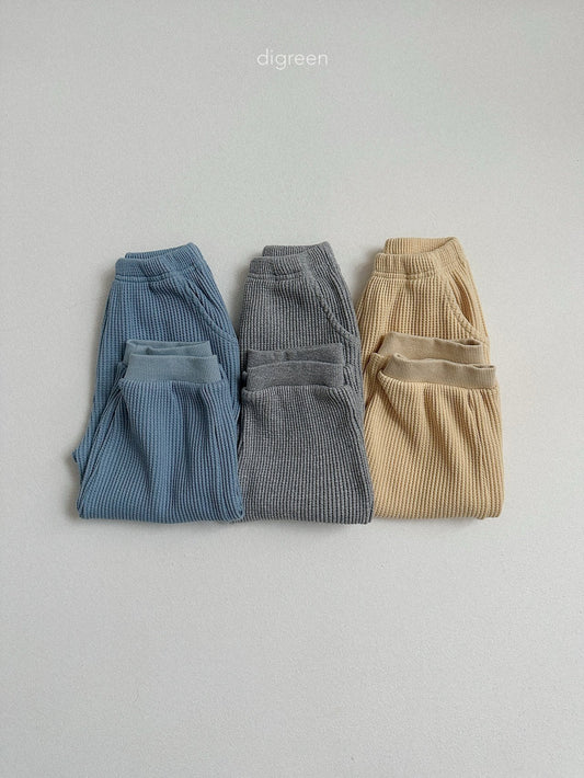 《予約》Flat Waffle Pants / digreen