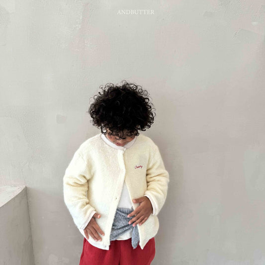 《予約》Creamy Cardigan / andbutter