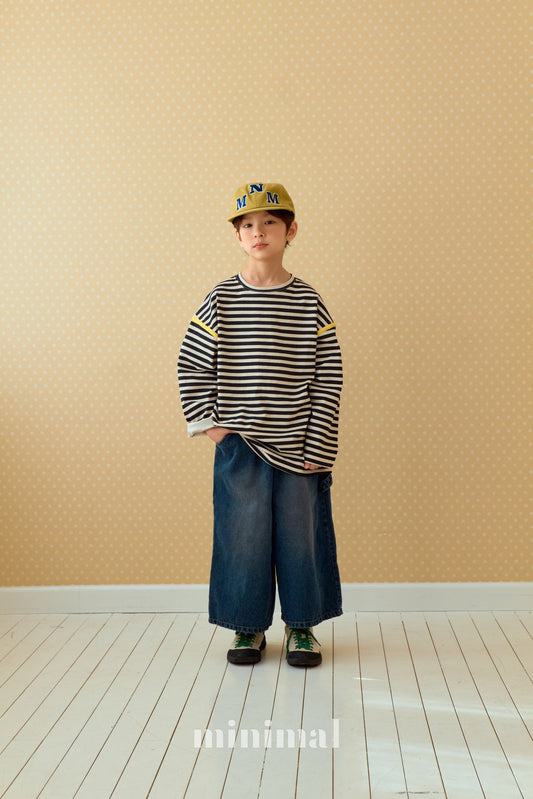 《予約》Pigment Line T-shirt(adultまで)/ MINIMAL