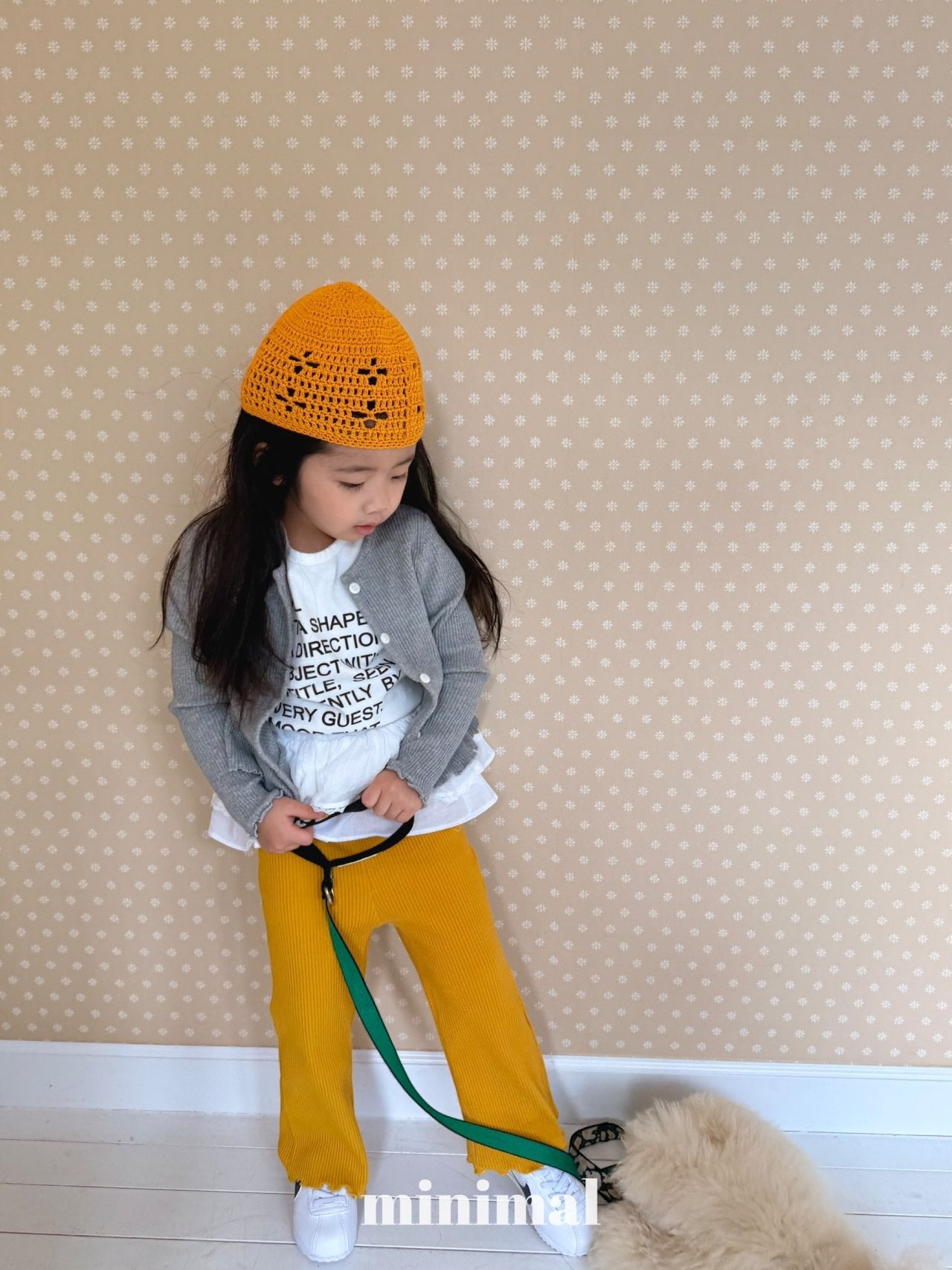 《予約》Lettering Short-Sleeve T-Shirt(adultまで) / MINIMAL