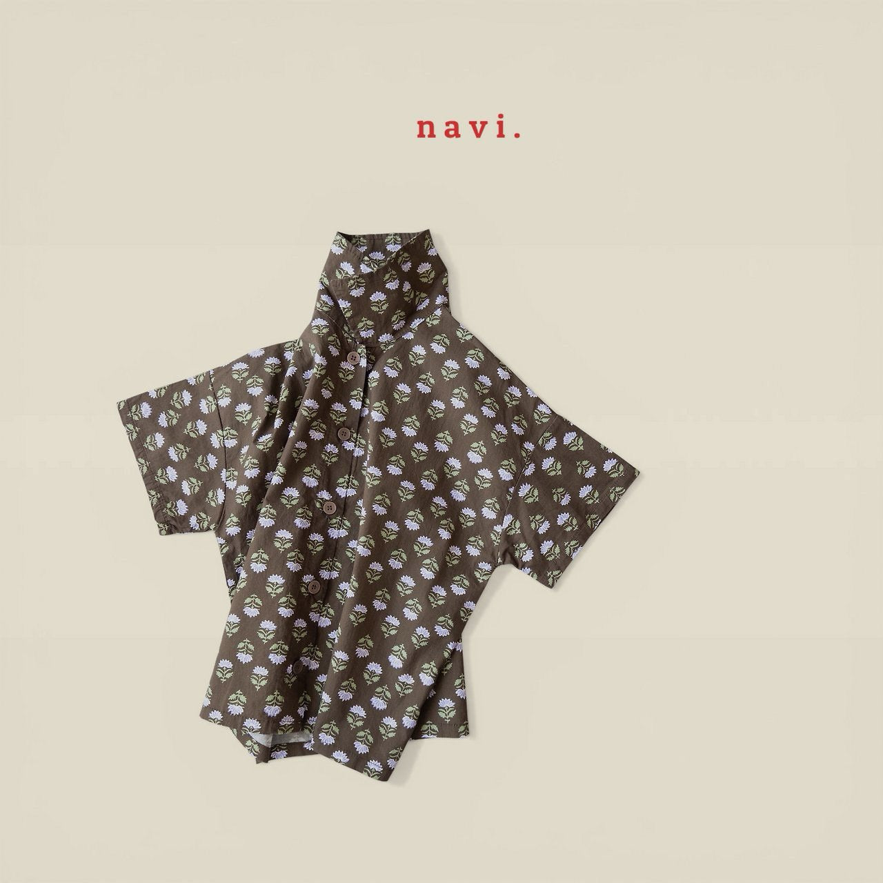 《予約》Canna Shirt / Navi