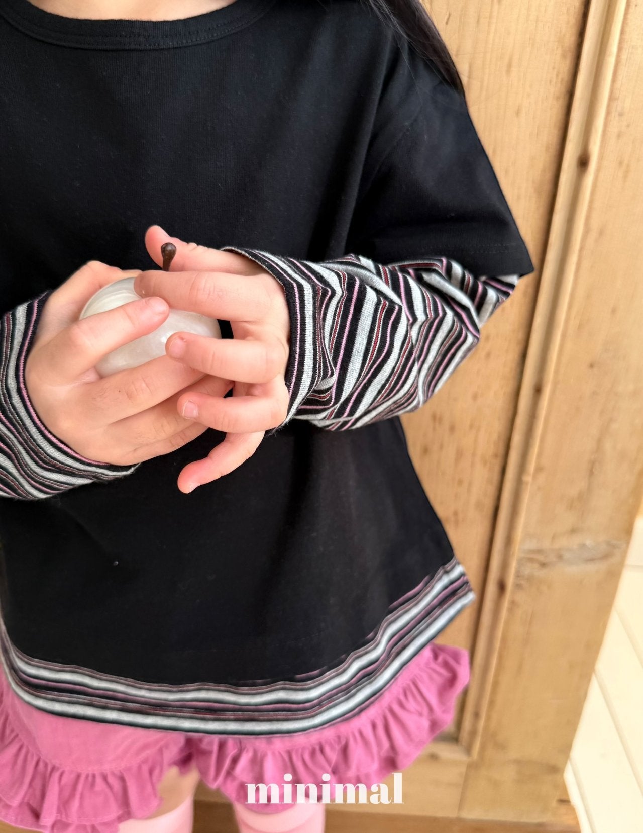 《予約》Double Layered T-shirt(adultまで) / MINIMAL