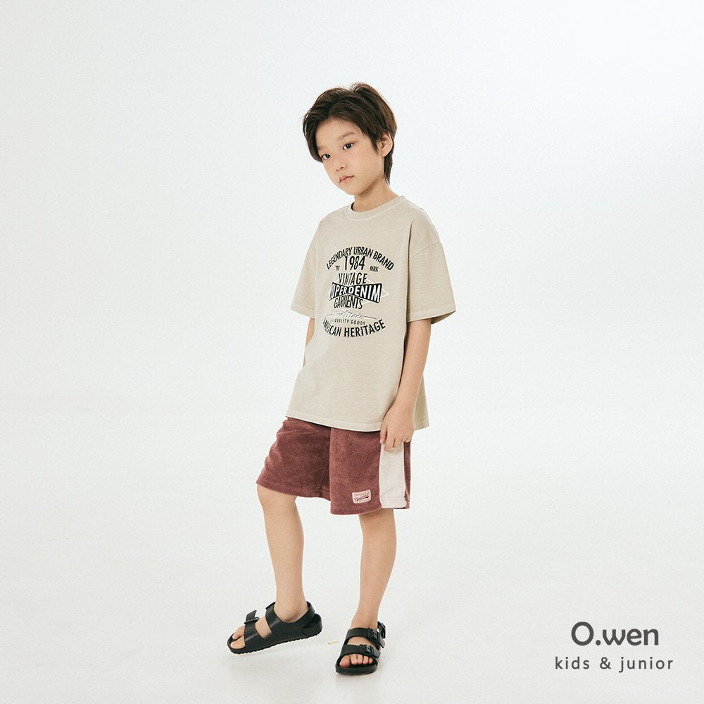 《即納》Color Block Terry Shorts