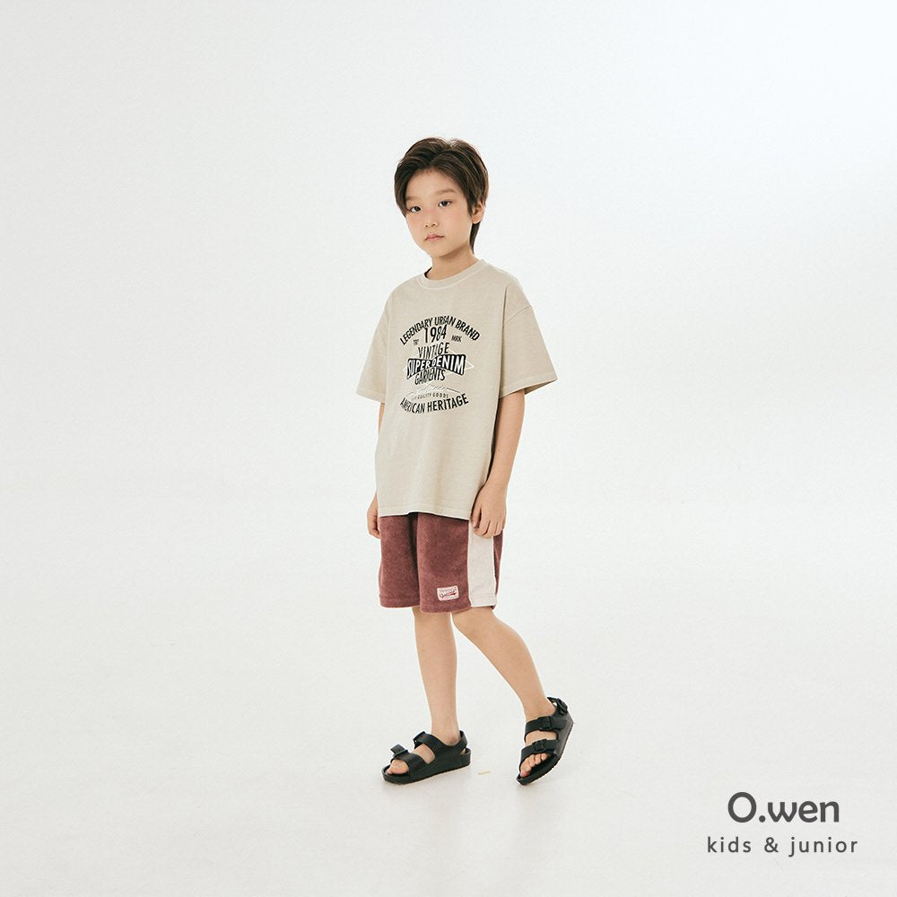 《即納》Color Block Terry Shorts