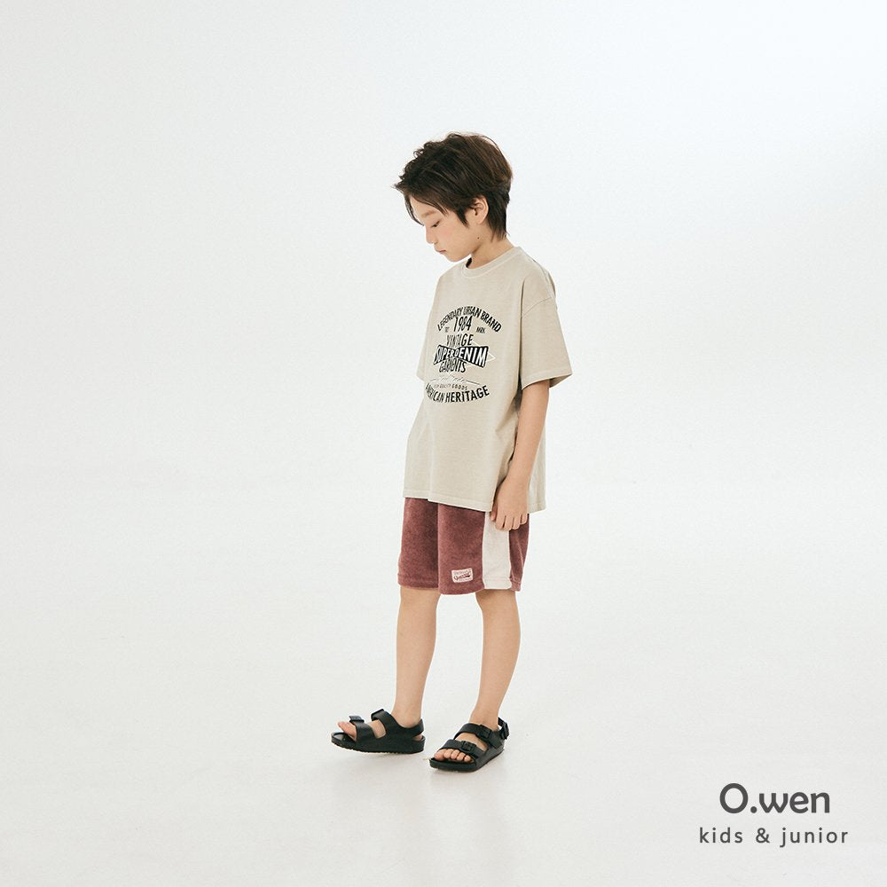 《即納》Color Block Terry Shorts