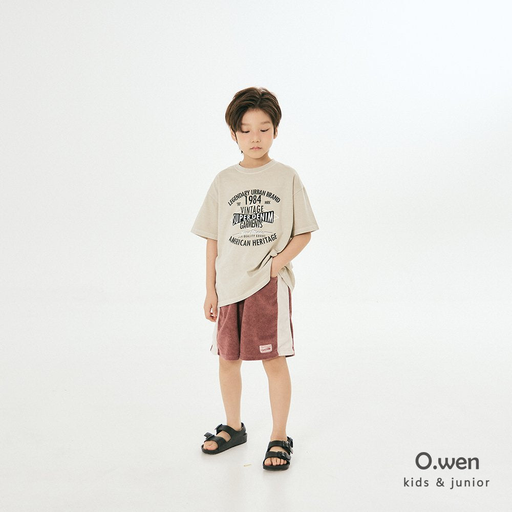《即納》Color Block Terry Shorts