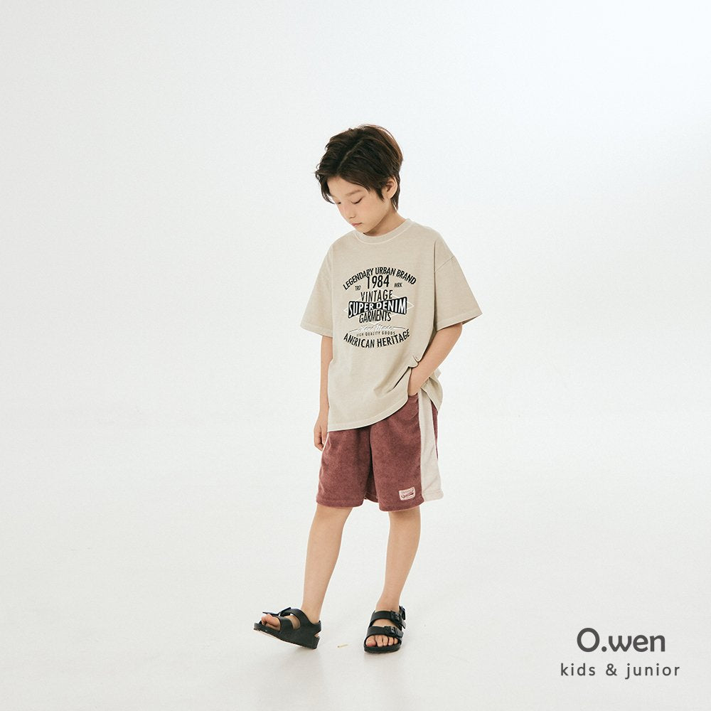 《即納》Color Block Terry Shorts