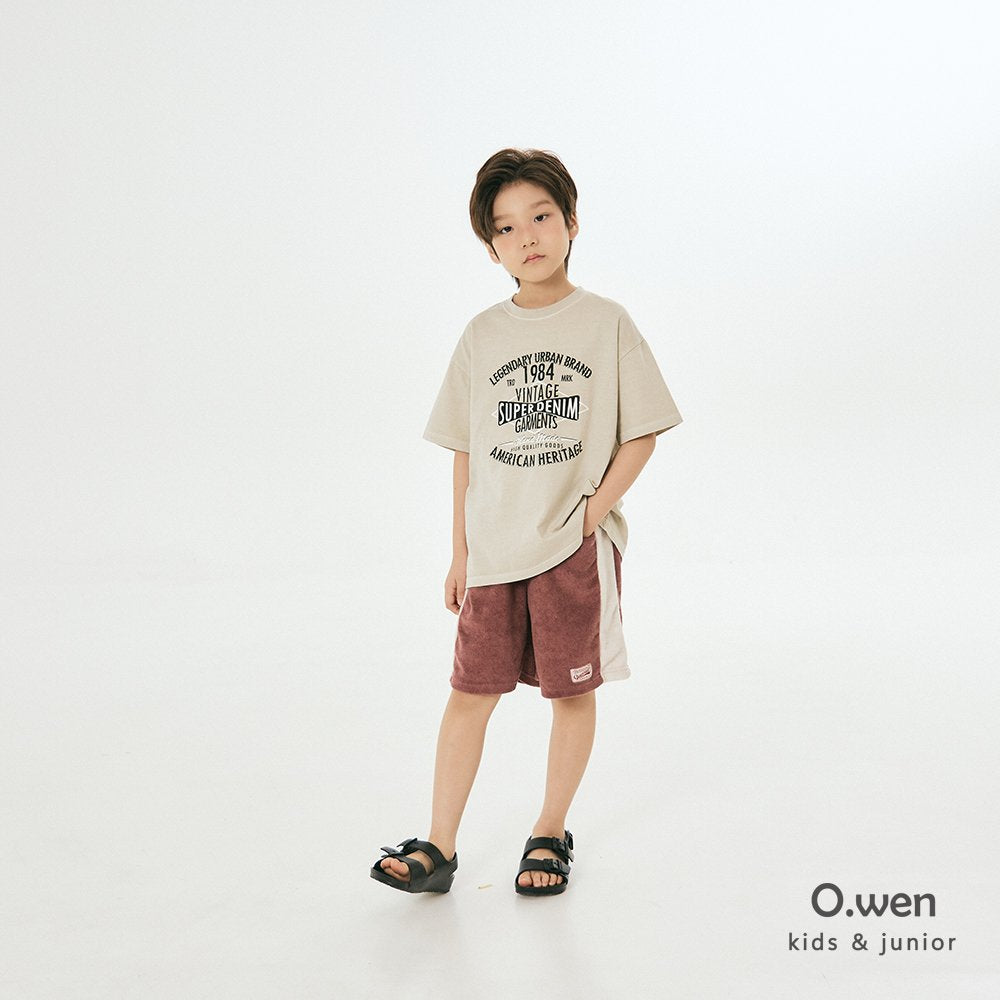 《即納》Color Block Terry Shorts