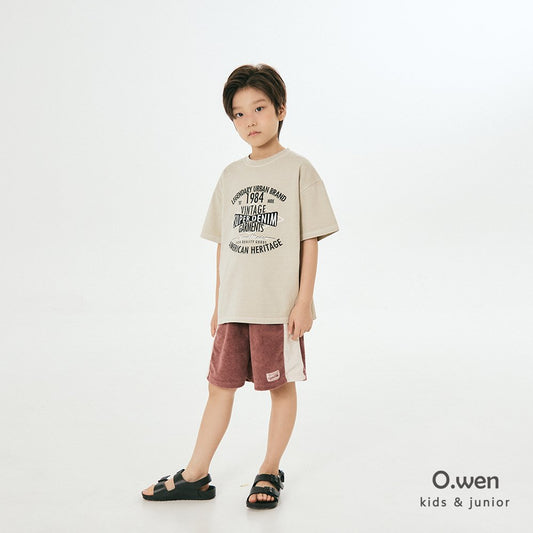 《即納》Color Block Terry Shorts