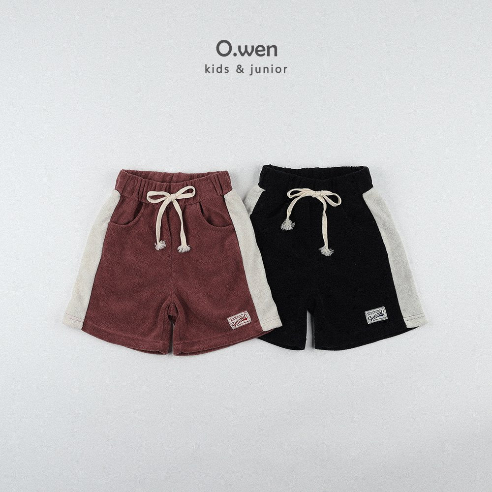 《即納》Color Block Terry Shorts
