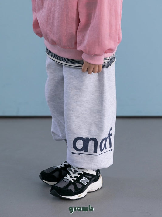 《予約》Off Jogger Pants / Growb