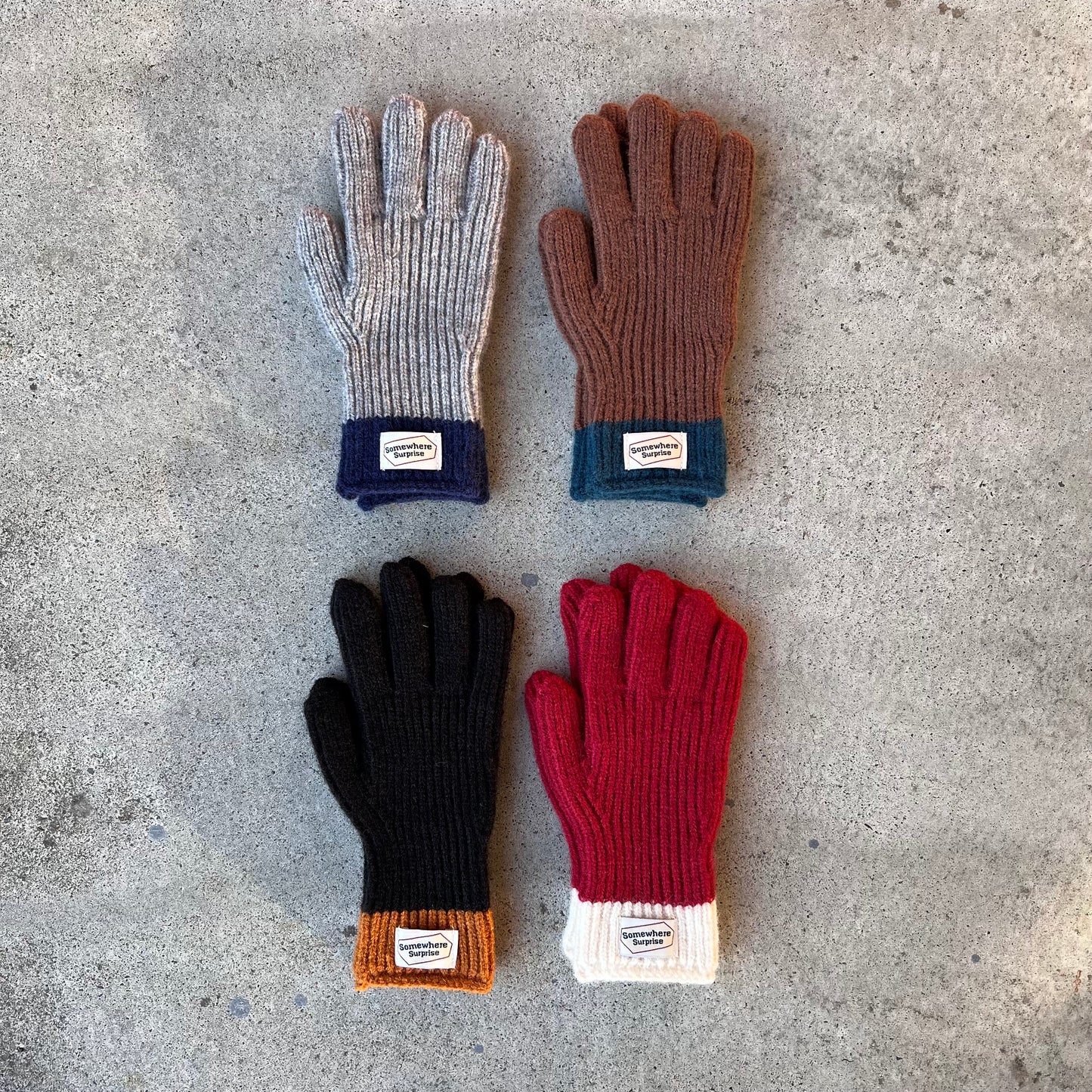 《即納》By-color hand glove