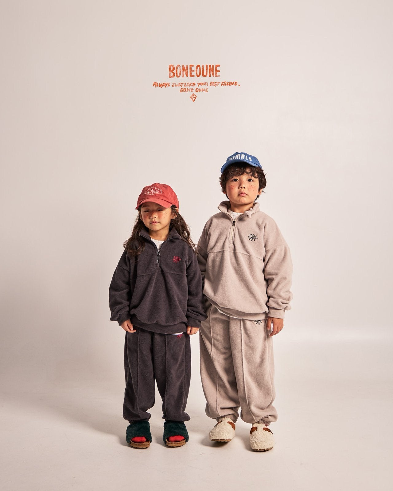 《JM size Last 1点》Melting Fleece half Zip-up
