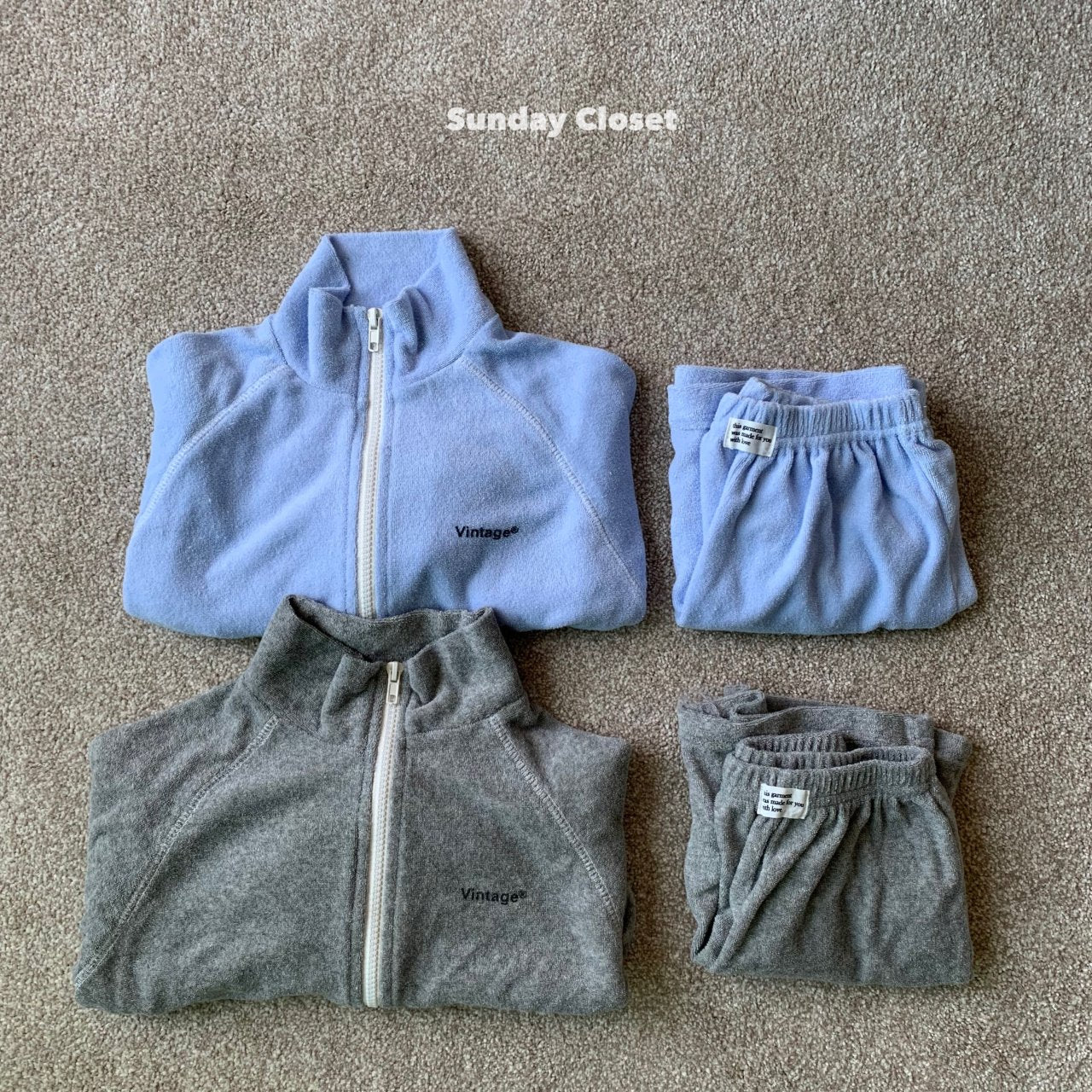 《XL size last 1》Vintage Terry Set