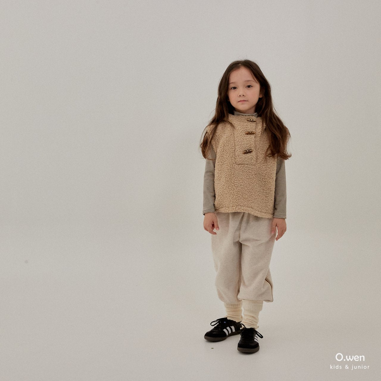 《brown M size》Brushed Spandex Half Polar