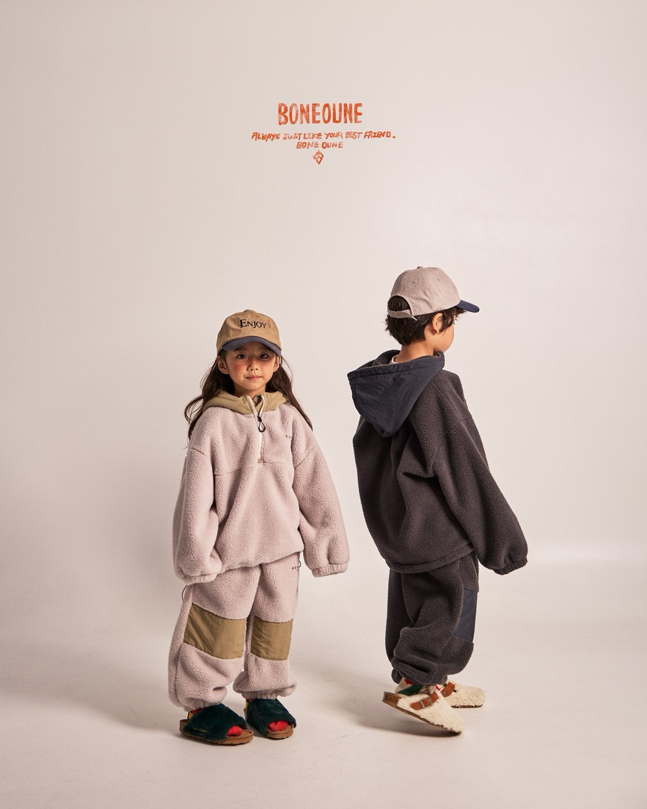 《JM size Last 1点》Melting Fleece half Zip-up