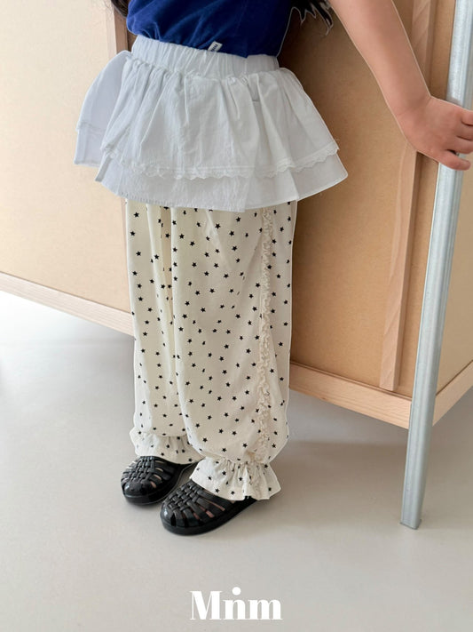 《予約》Star Frill pants / MINIMAL