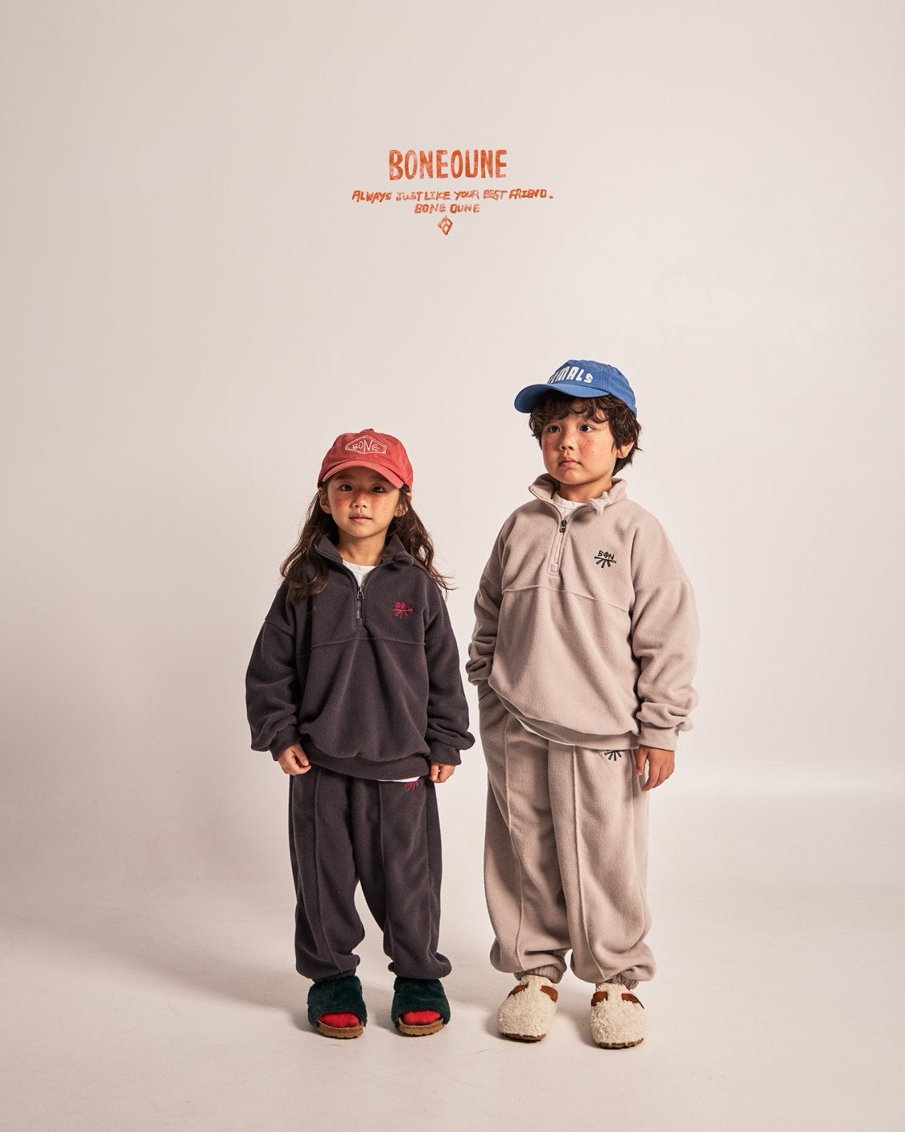 《JM size Last 1点》Melting Fleece half Zip-up