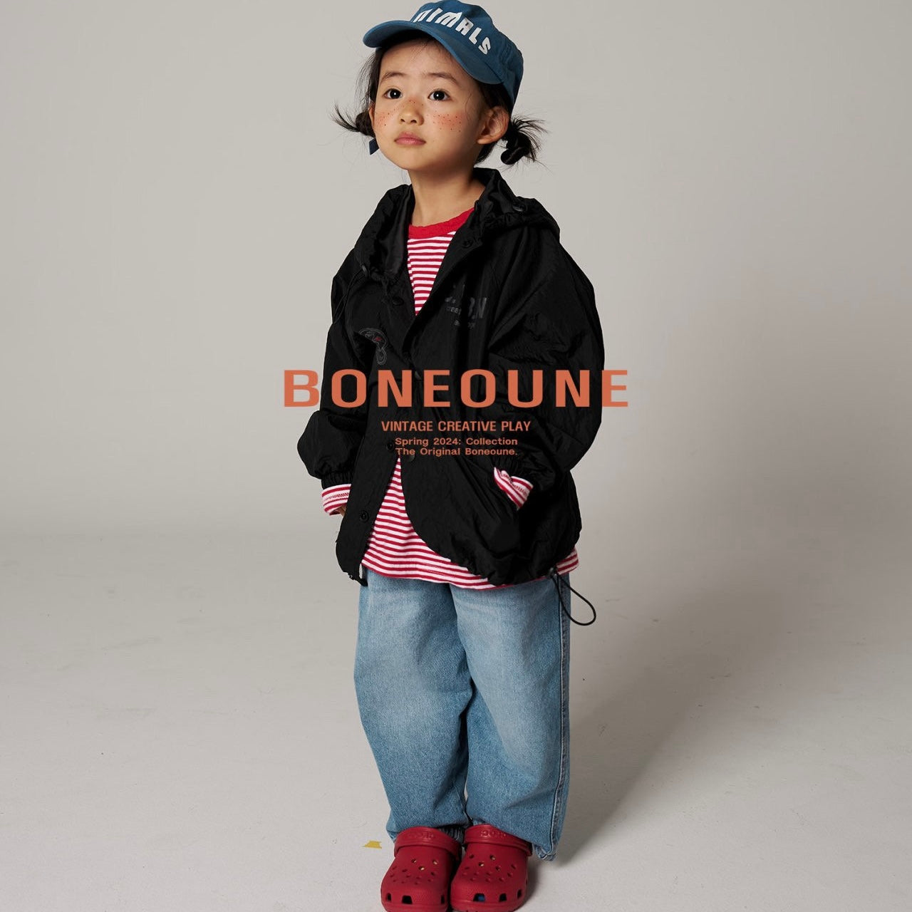 《M size Last 1》Logo Border Tee
