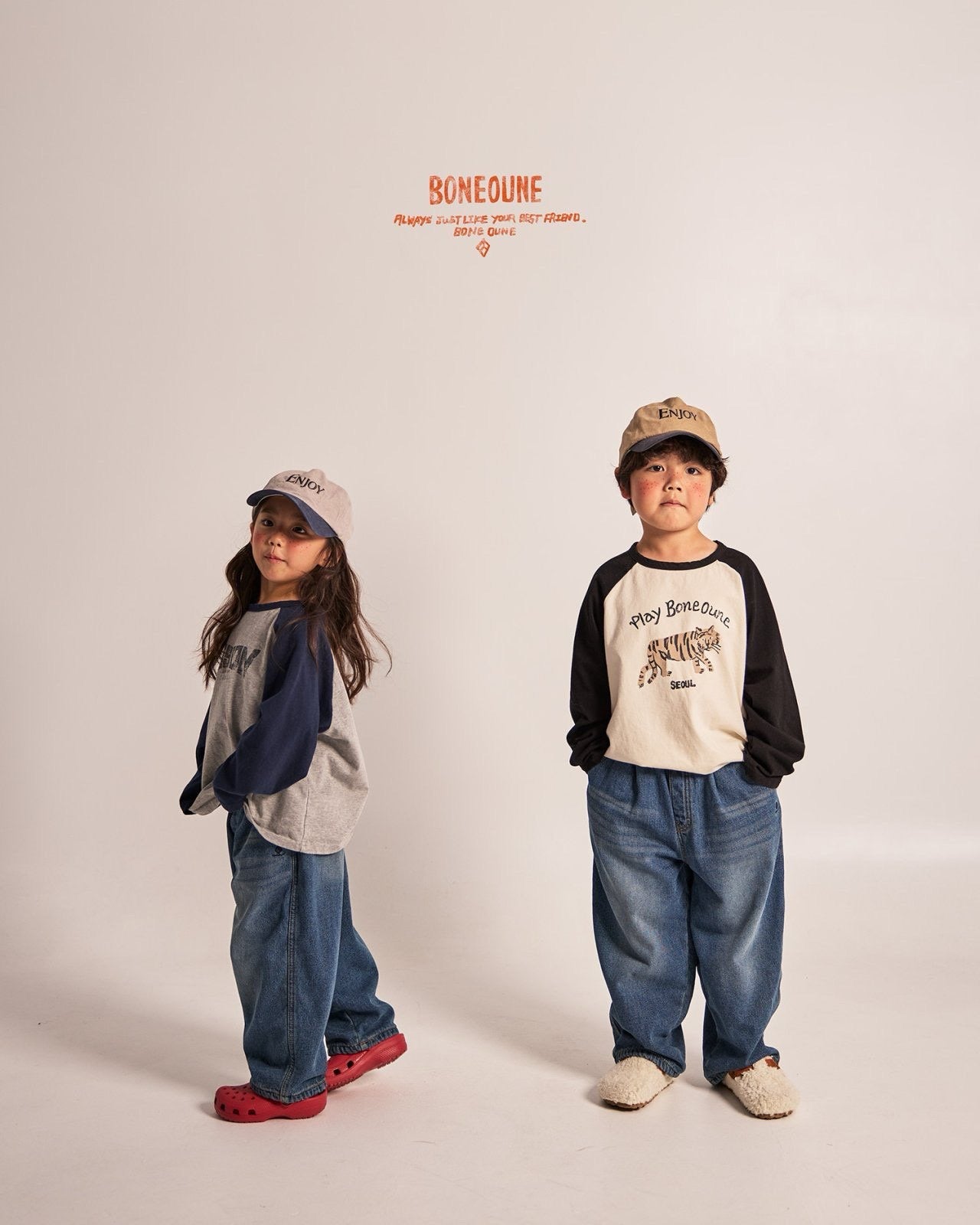 《JS size last 1点》Tiger Raglan Tee