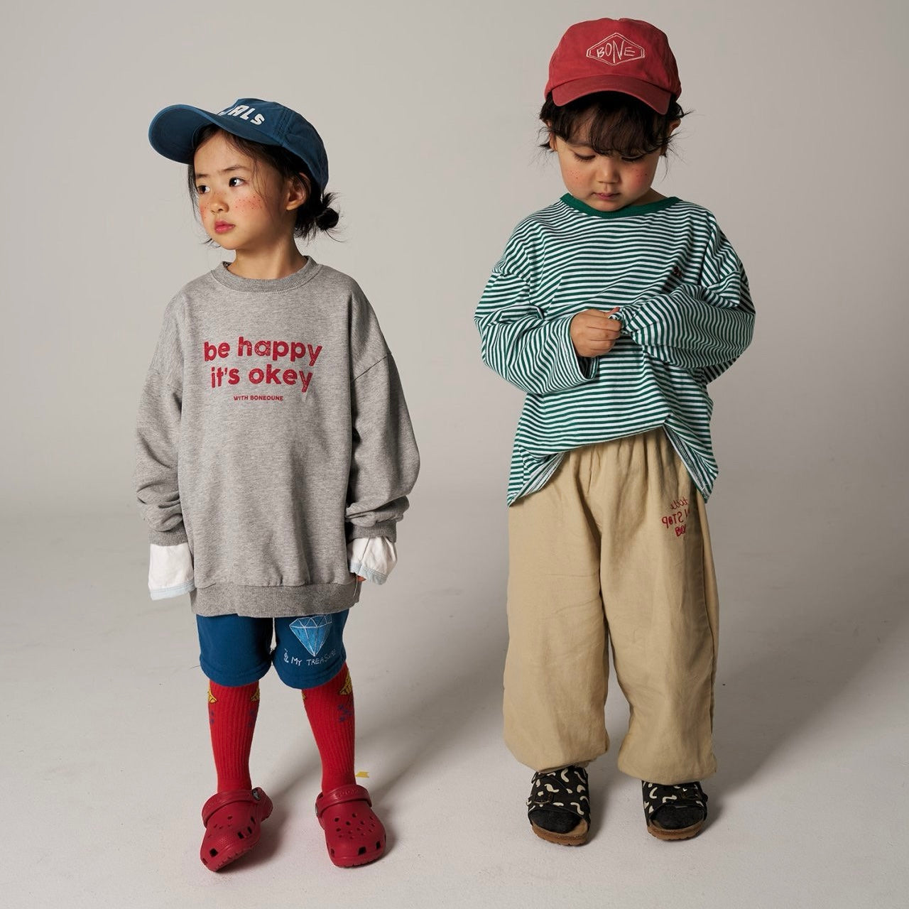 《M size Last 1》Logo Border Tee