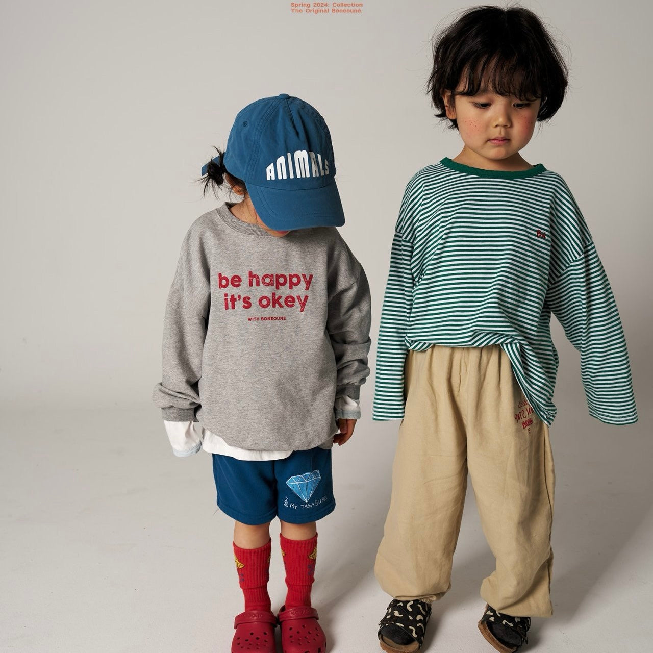 《M size Last 1》Logo Border Tee