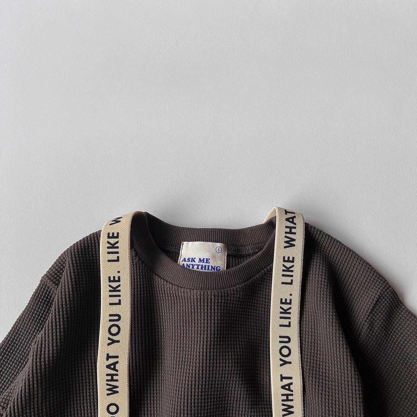 《即納》Lettering suspender