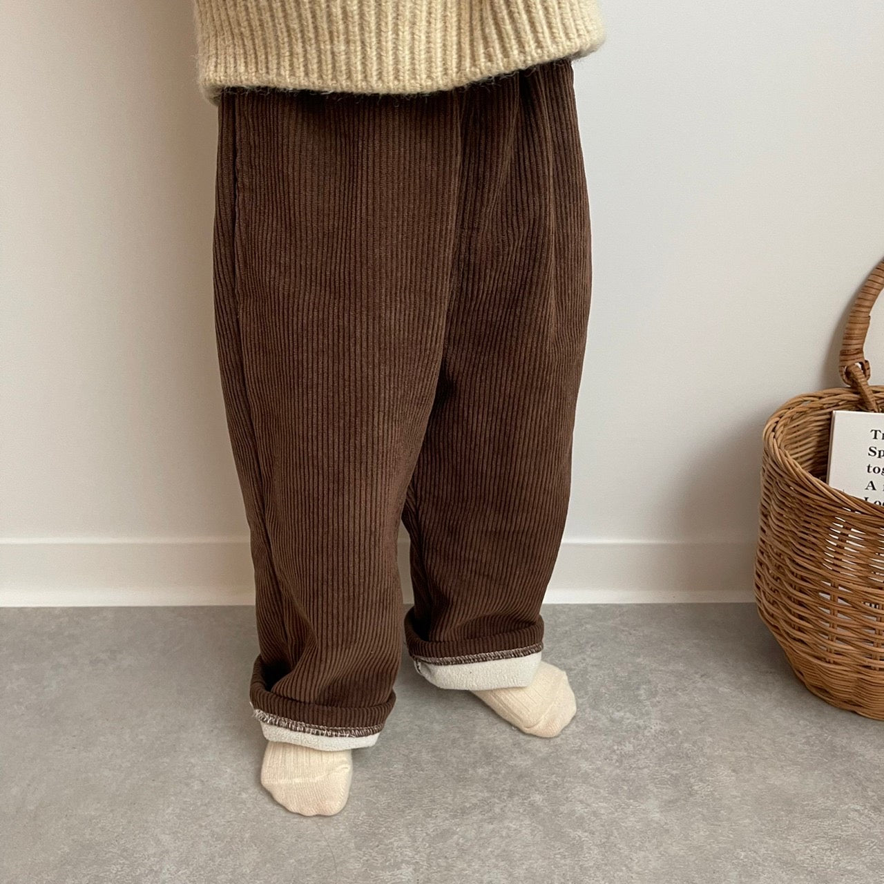 《即納》Soft corduroy pants