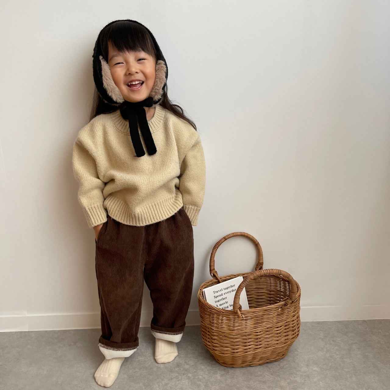 《即納》Soft corduroy pants